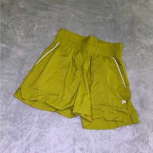 Fabletics Ultra High Waisted Piped Nylon Shorts